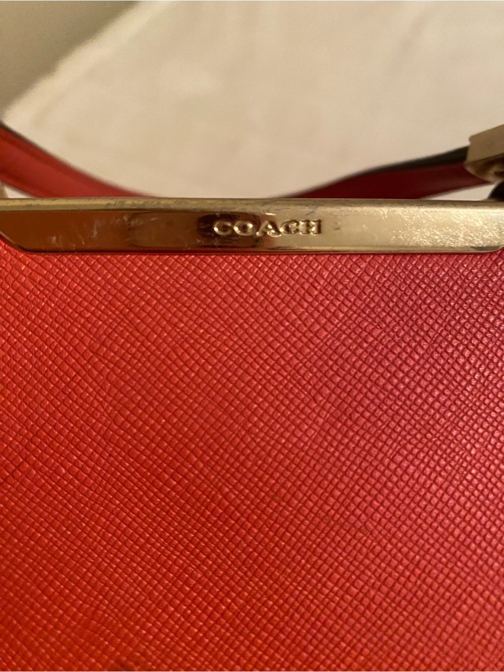 Coach Madison Saffiano leather mini North/South tote - Picture 7 of 15